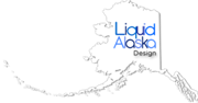 LiquidAlaska Website Design Logo