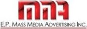 E.P. Mass Media Advertising Logo