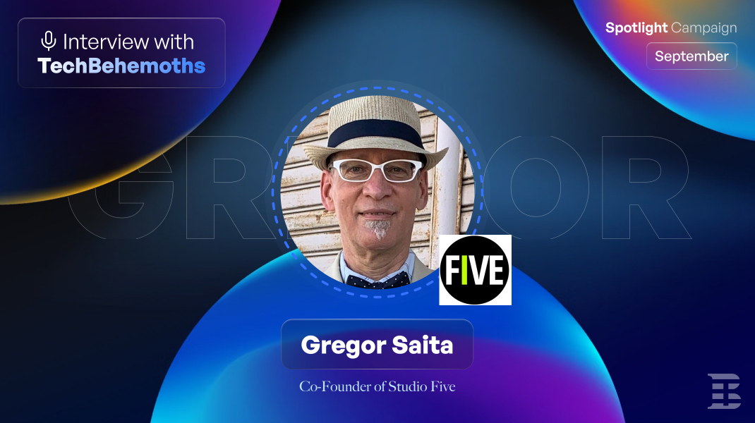 Interview with Gregor Saita, Co-Founder of Studio Five