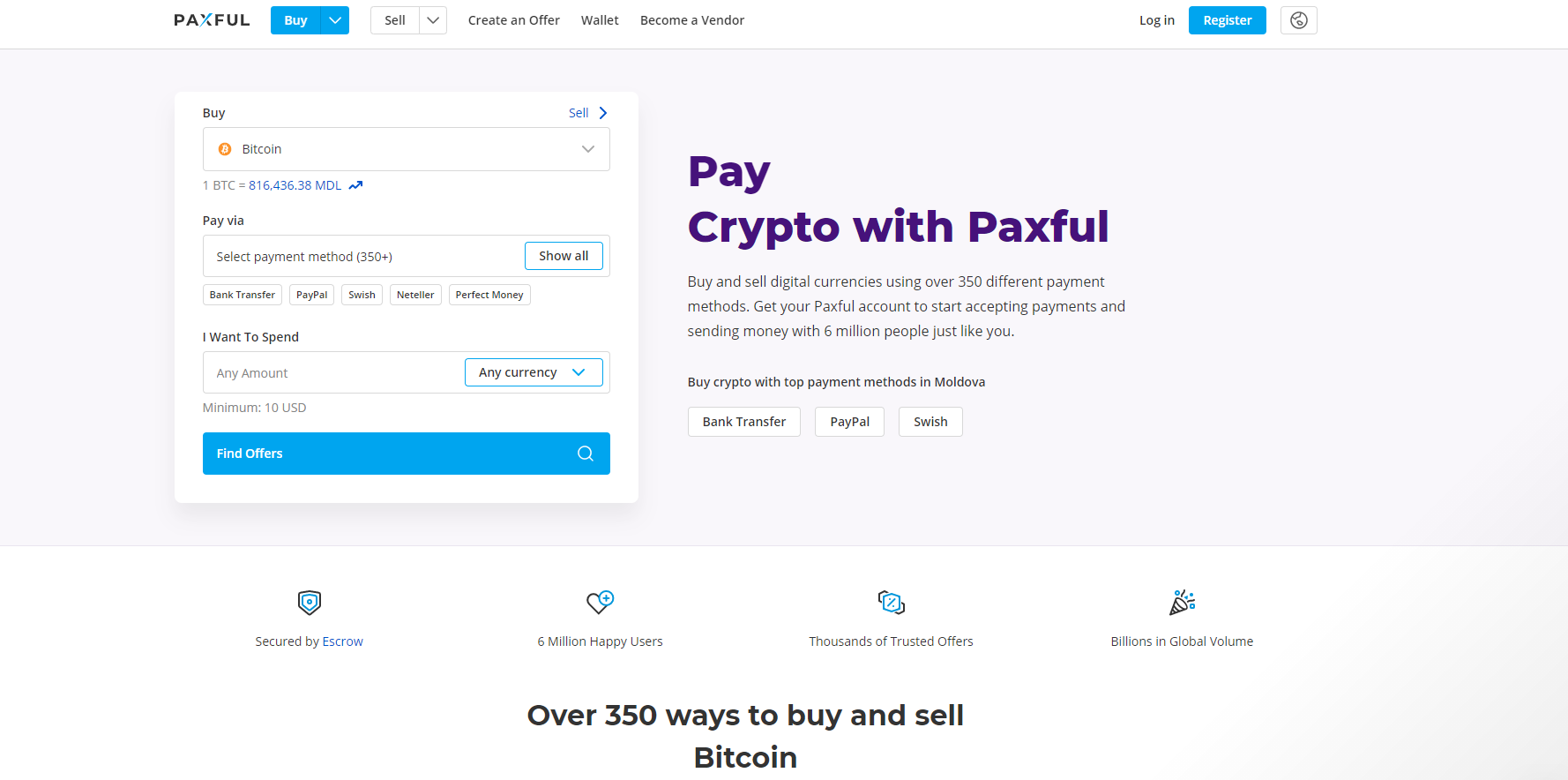 paxful website preview 2021
