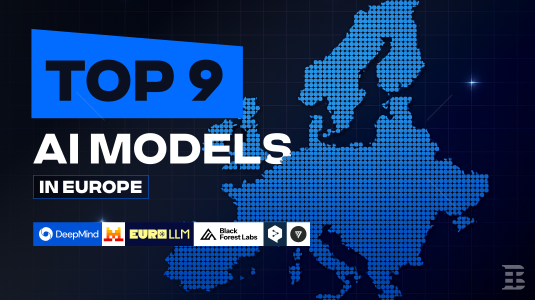 Top 9 AI models from Europe