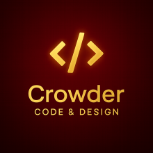 Crowder Code and Design Logo