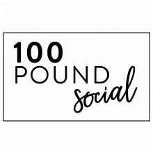 100 Pound Social Logo