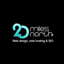 20 Miles North Web Design Logo