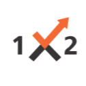 1into2 Digital Logo