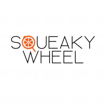 Squeaky Wheel Restaurant Marketing Logo