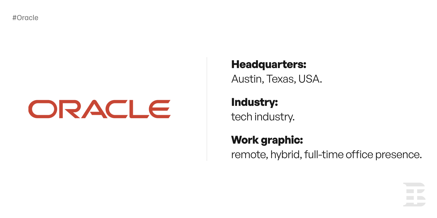 Oracle