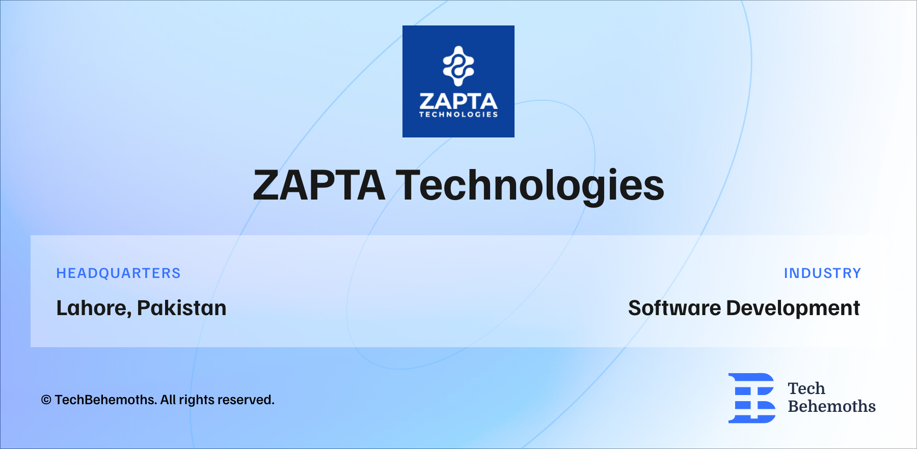 zapta technologies company profile