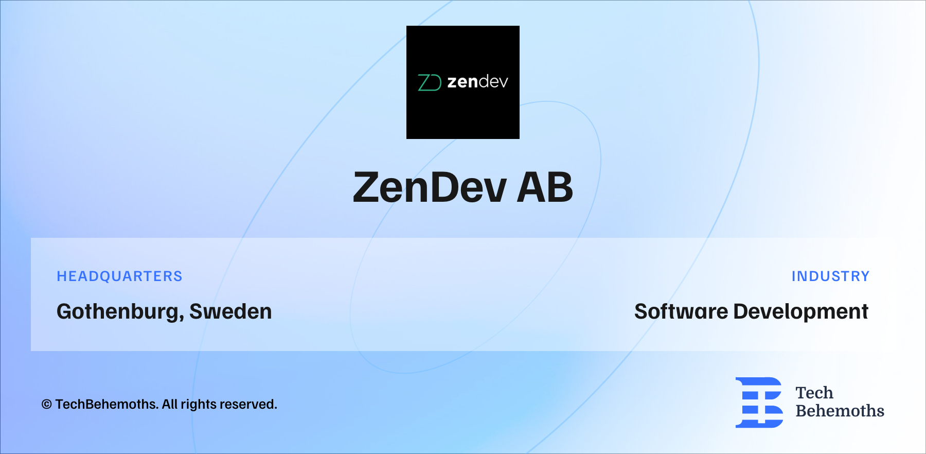 Zendev AB Company Profile