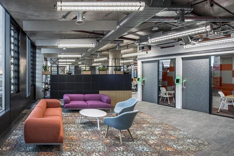 Adobe office in London, inside the office