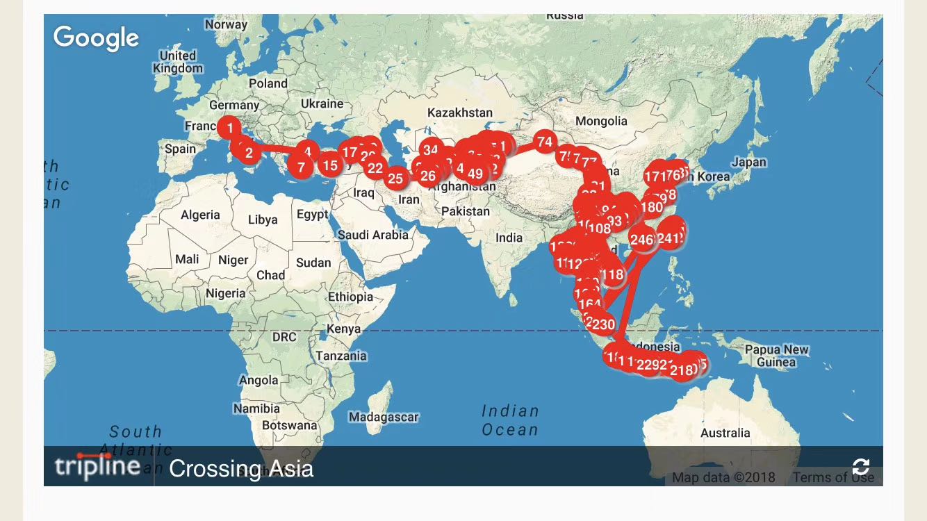 Alessandro Cormio trip to Asia and his experience on the silk road