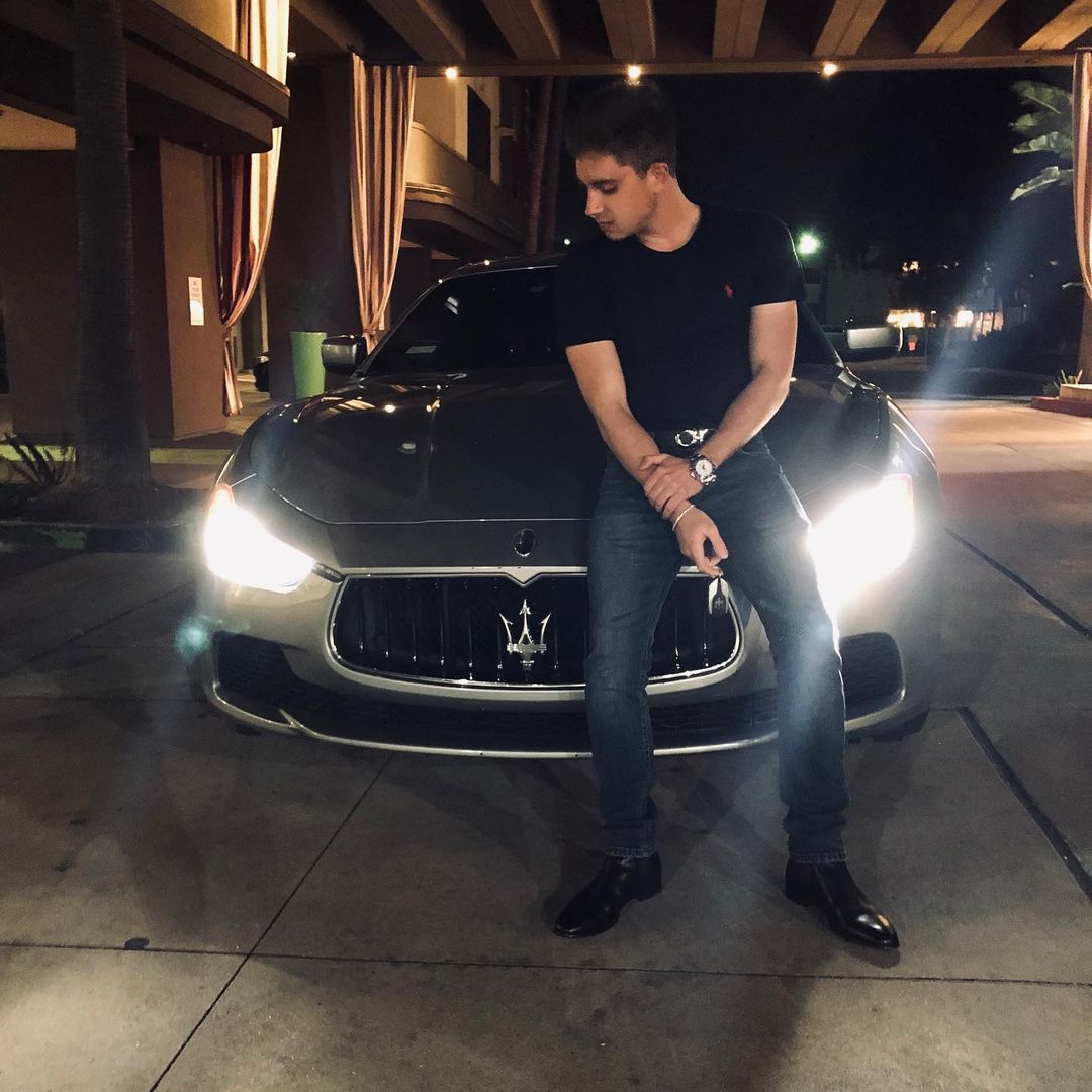 Ben Precious and his Maserati