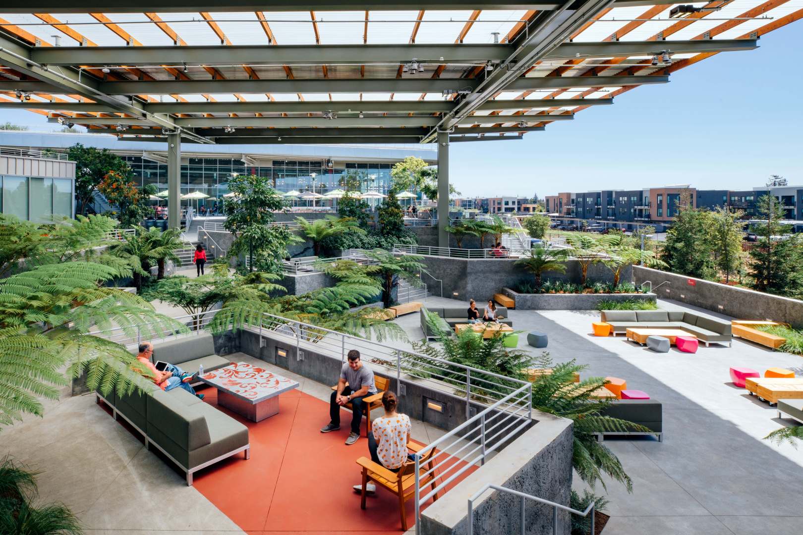 The Bowl Offce of Facebook located in Menlo Park, CA 