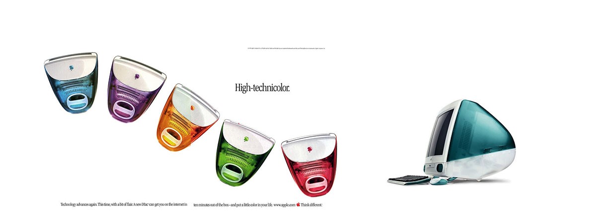  1999 iMac "High-Technicolor" Ad
