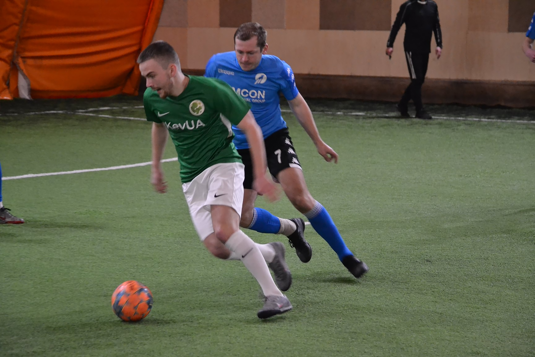 Andrey Onopriyenko playing football