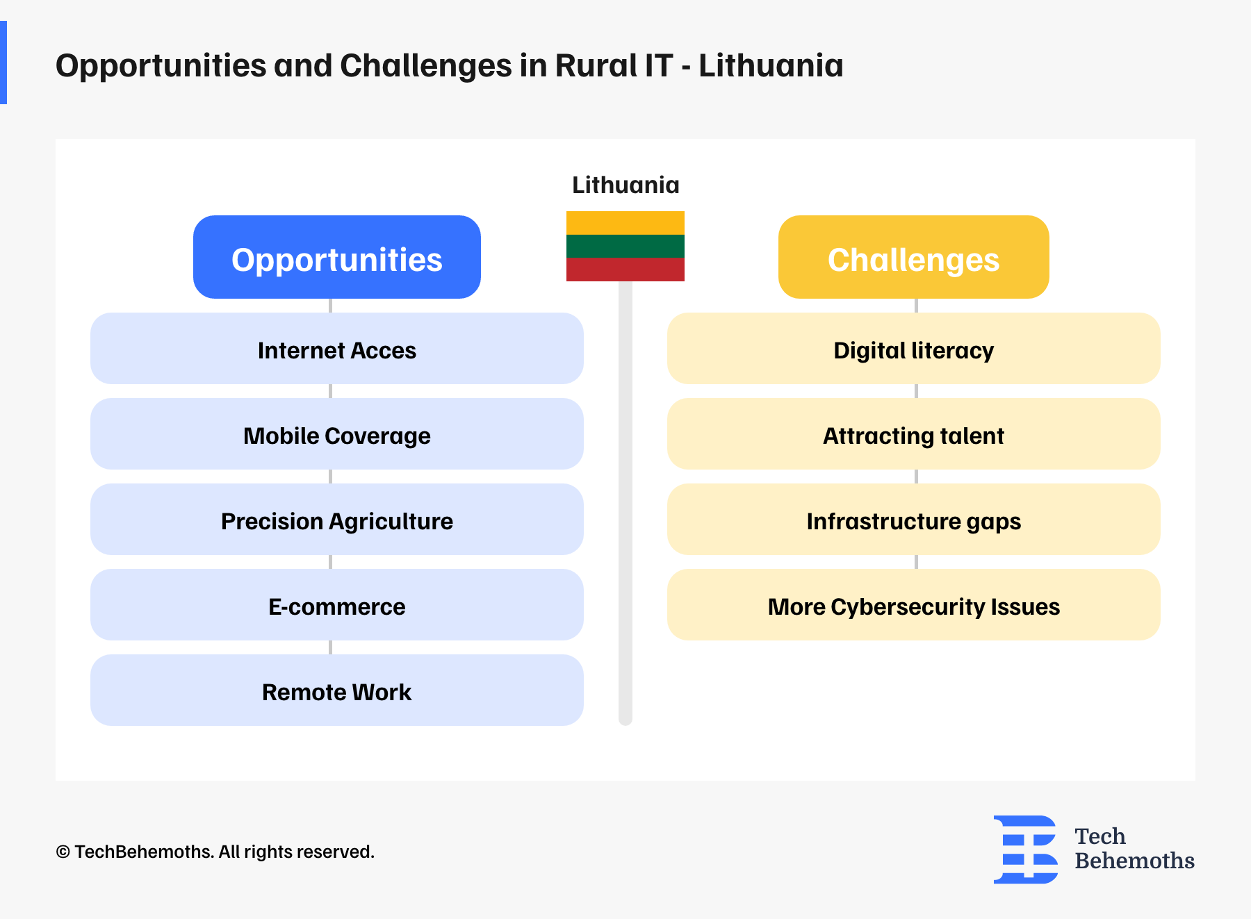 opportunities vs challenges in Rural IT Lithuania
