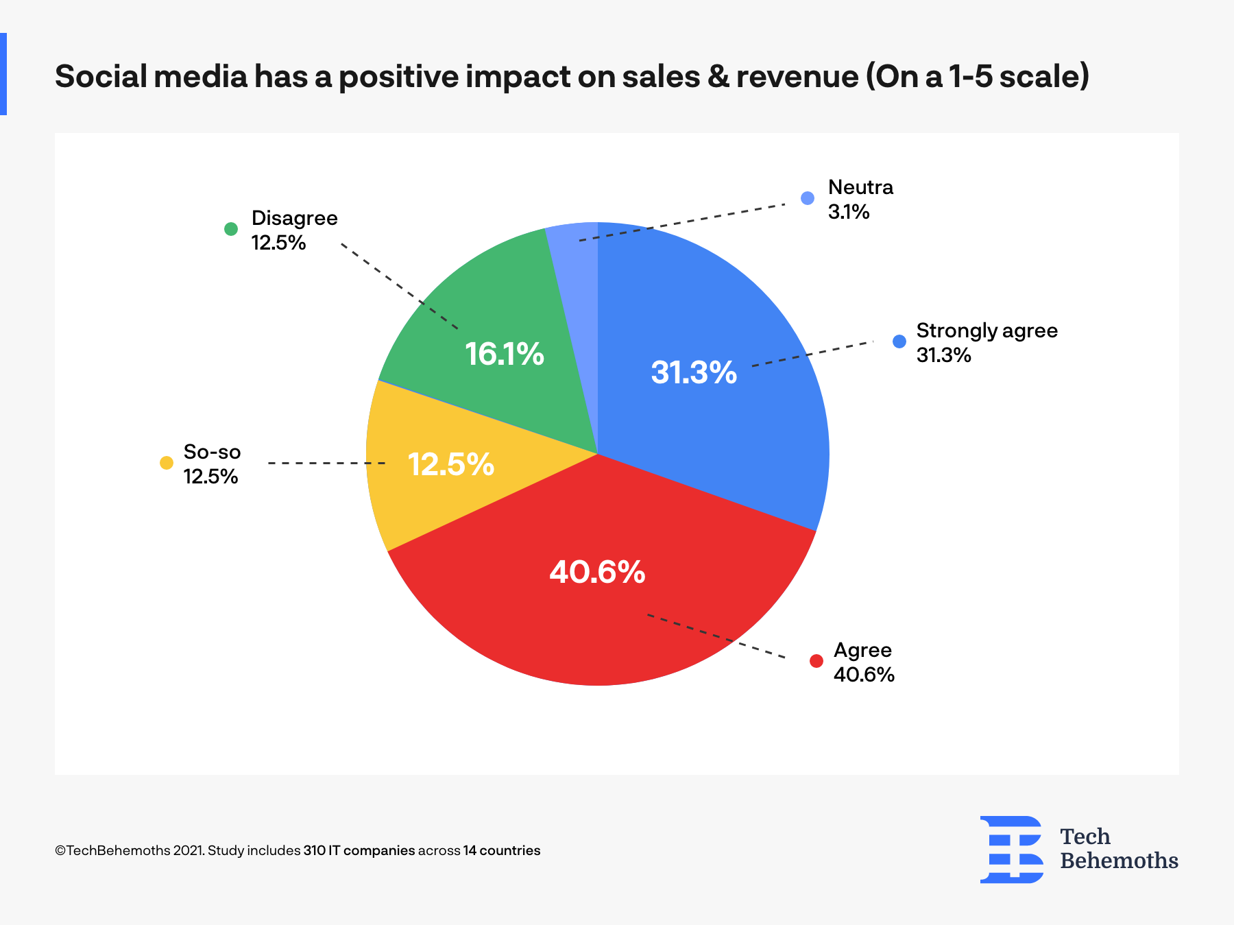 impact of social media advertising over it companies revenue